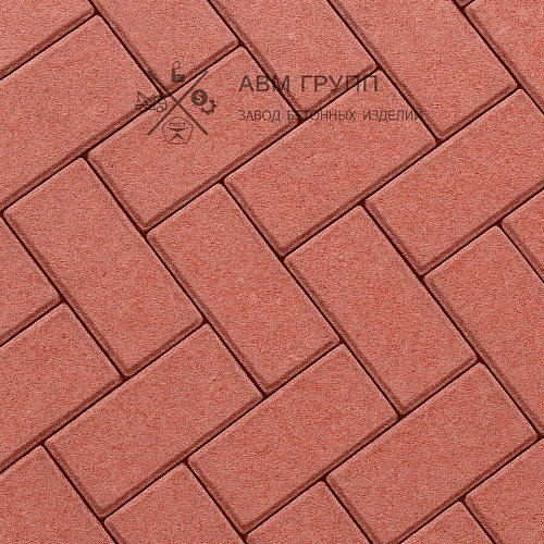 Брусчатка "Кирпич" 200x100x80 красная 200x100x80 Брусчатка "Кирпич" 200x100x80 красная 200x100x80