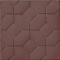 Тротуарная плитка "Ковёр" 500x500x50 коричневая 500x500x50 Тротуарная плитка "Ковёр" 500x500x50 коричневая 500x500x50