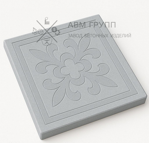 Тротуарная плитка "Квадрат Краковский" 300x300x30 (30x30x3) серая 300x300x30 Тротуарная плитка "Квадрат Краковский" 300x300x30 (30x30x3) серая 300x300x30