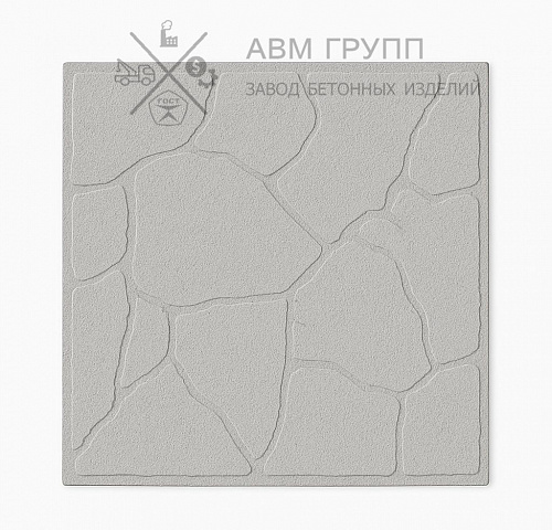 Тротуарная плитка "Тучка" 300x300x30 серая 330x330x30 Тротуарная плитка "Тучка" 300x300x30 серая 330x330x30